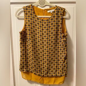 Olive + Rose Yellow / Blue Blouse